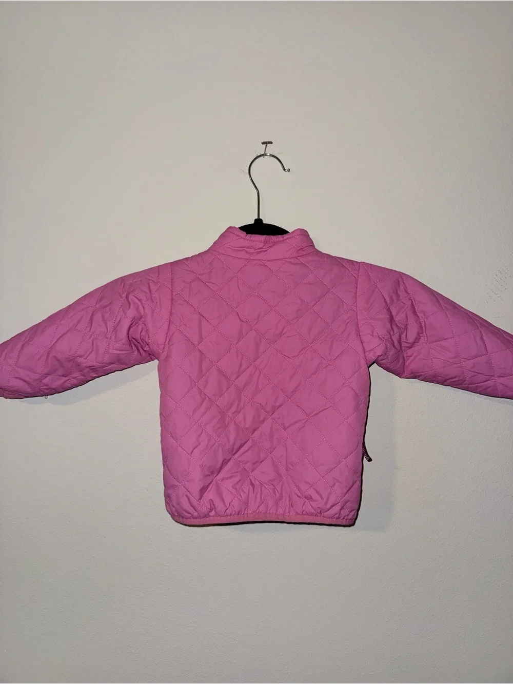 Patagonia Pink and Purple Kids Jacket with Logo Patch